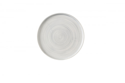 Assiette coupe plate rond Canvas grey porcelaine vitrifiée Ø 28 cm Stonecast Canvas Churchill