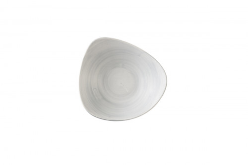 Bol triangulaire Canvas grey porcelaine vitrifiée 23,5 cm Stonecast Canvas Churchill