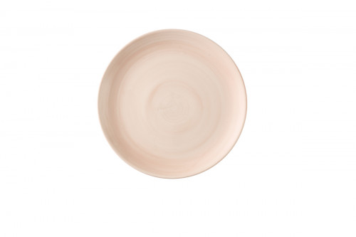 Assiette coupe plate rond Canvas Coral porcelaine vitrifiée Ø 28,8 cm Stonecast Canvas Churchill