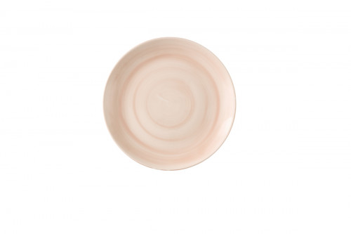 Assiette coupe plate rond Canvas Coral porcelaine vitrifiée Ø 26 cm Stonecast Canvas Churchill