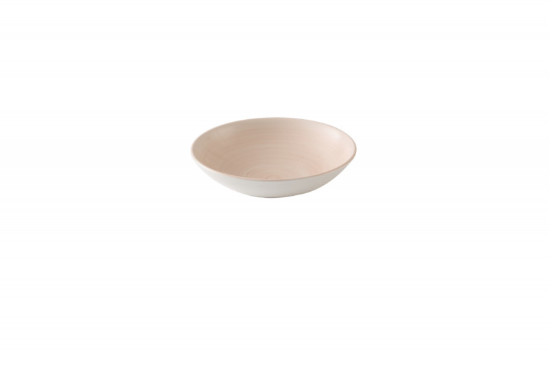 Assiette coupe creuse rond Canvas grey porcelaine vitrifiée Ø 24,8 cm Stonecast Canvas Churchill