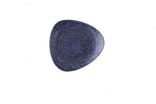 Assiette coupe plate triangulaire Twilight porcelaine vitrifiée 22,9x22,9 cm Chroma Churchill