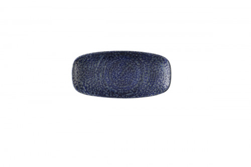 Assiette coupe plate rectangulaire Twilight porcelaine vitrifiée 12,7x26,9 cm Chroma Churchill