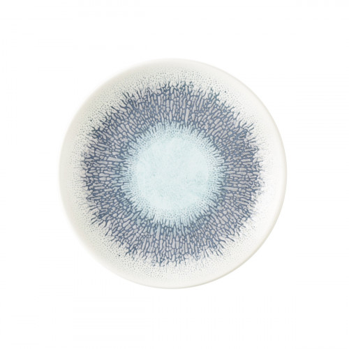 Assiette coupe plate rond Aquamarine porcelaine vitrifiée Ø 16,5 cm Fusion Churchill