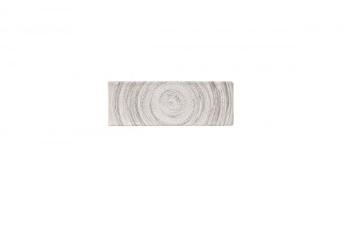 Plat rectangulaire gris porcelaine vitrifiée 8,8 cm Elements Dune Churchill