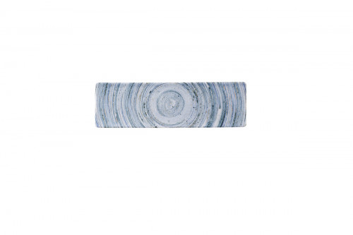 Plat rectangulaire bleu porcelaine vitrifiée 8,8 cm Elements Coast Churchill