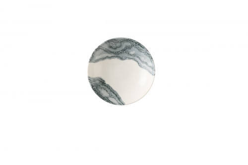 Assiette coupe creuse rond Black porcelaine vitrifiée Ø 18,2 cm Tide Churchill