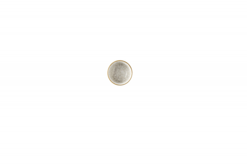 Pot à sauce rond brun porcelaine vitrifiée Ø 8 cm Stonecast Natural Churchill