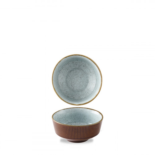 Bol à soupe rond brun porcelaine vitrifiée Ø 13 cm Stonecast Natural Churchill