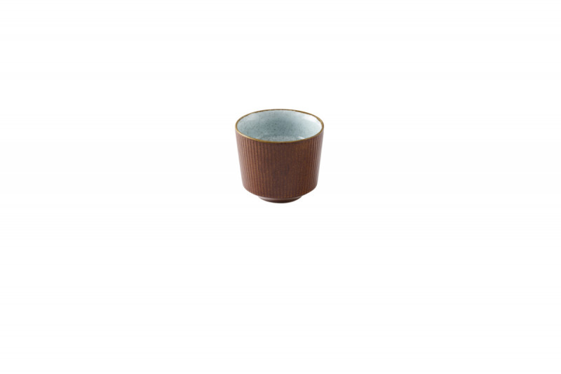 Pot a frites rond brun porcelaine vitrifiée Ø 9,5 cm Stonecast Natural Churchill