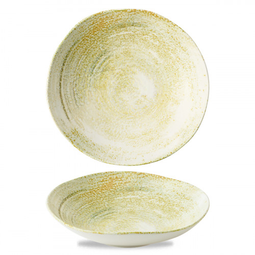 Assiette coupe creuse porcelaine vitrifiée Ø 22 cm Envisage Sand Churchill