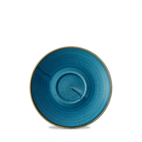 Sous-tasse à expresso Java Blue porcelaine vitrifiée Ø 11 cm Stonecast Java Churchill