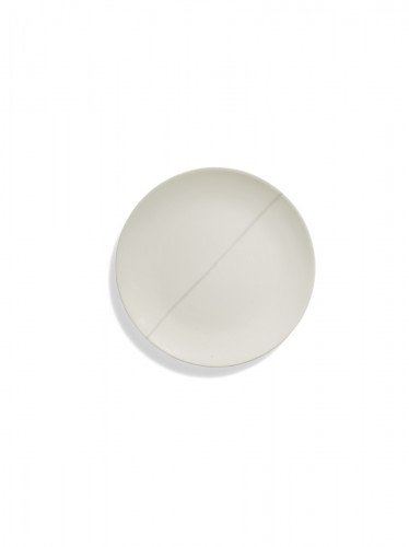 Assiette coupe plate rond Salt porcelaine Ø 23 cm Zuma Serax
