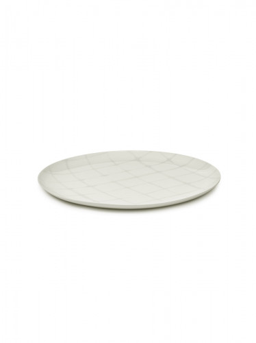 Assiette coupe plate rond Salt porcelaine Ø 33 cm Zuma Serax