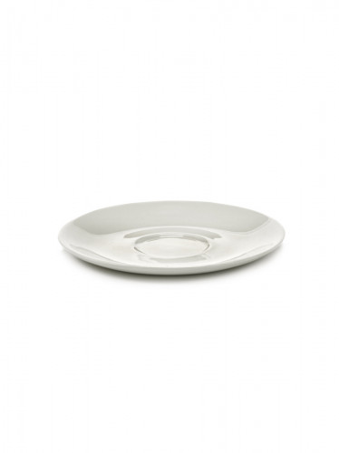 Sous tasse à café rond Salt porcelaine Ø 14 cm Zuma Serax