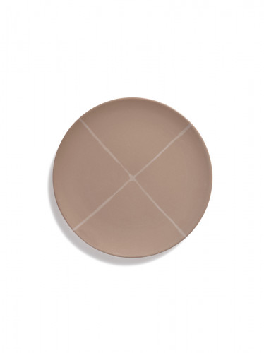 Assiette coupe plate rond Sienna porcelaine Ø 28 cm Zuma Serax