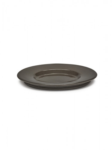 Sous tasse à café rond Slate porcelaine Ø 13 cm Dune Serax