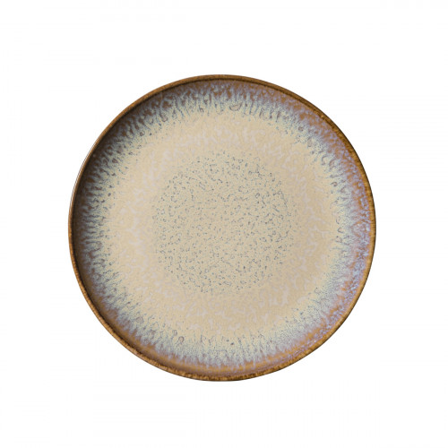 Assiette coupe plate rond beige porcelaine Ø 21 cm Savanna Accolade