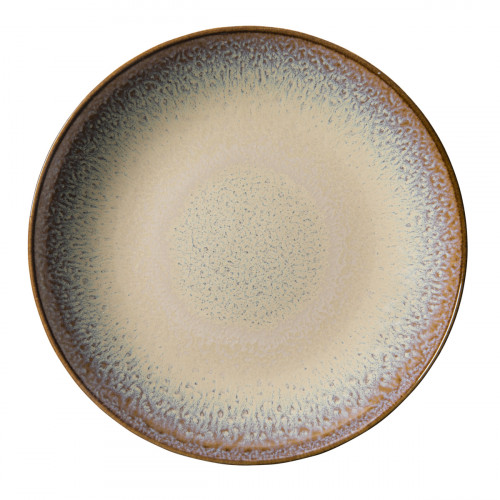 Assiette coupe creuse rond beige porcelaine Ø 26 cm Savanna Accolade