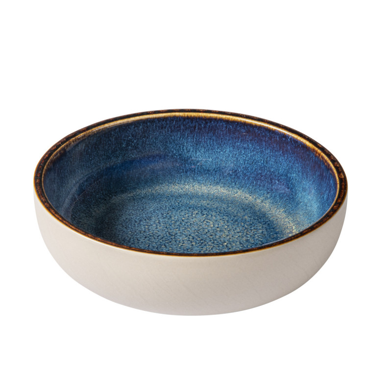 Bowl rond bleu foncé porcelaine Ø 16 cm Seablue Accolade