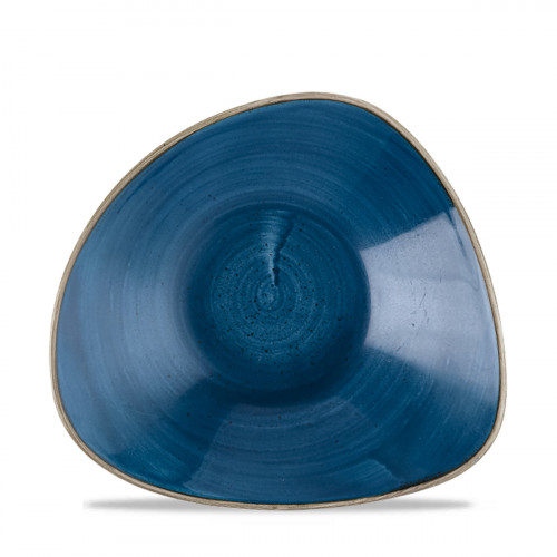 Bol triangulaire Java Blue porcelaine vitrifiée 23,5x23,5 cm Stonecast Java Churchill