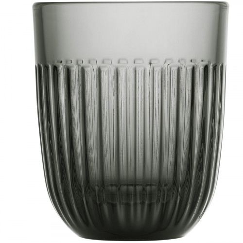 Gobelet gris anthracite verre pressé 26 cl Ouessant La Rochere