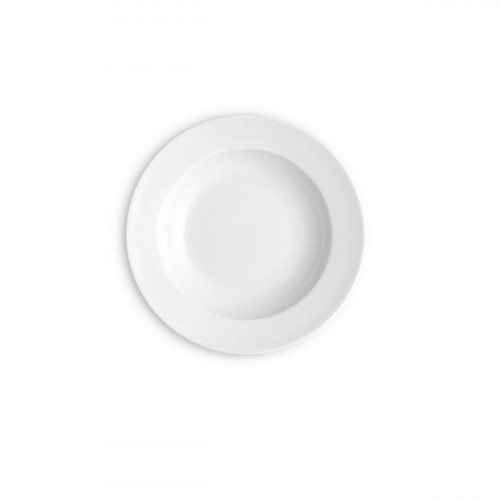Assiette creuse rond blanc porcelaine Ø 22 cm Eventail Pillivuyt