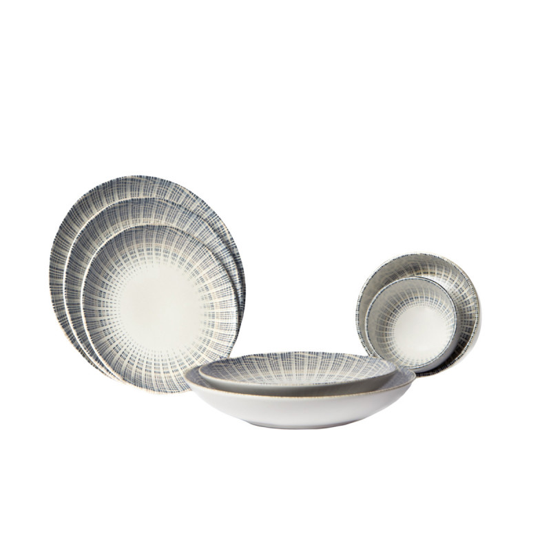 Assiette coupe plate rond porcelaine Ø 24 cm Granada Accolade