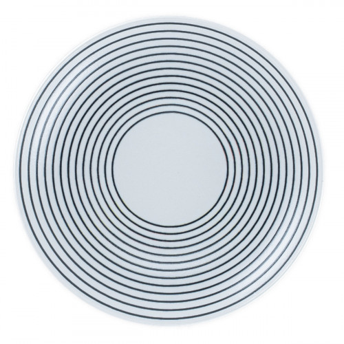 Assiette coupe creuse rond Hypnotic porcelaine Ø 22,4 cm Hypnotic Rak