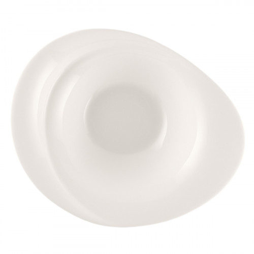 Bol rond blanc porcelaine bone china 38 cl 20,4 cm Pose Rak
