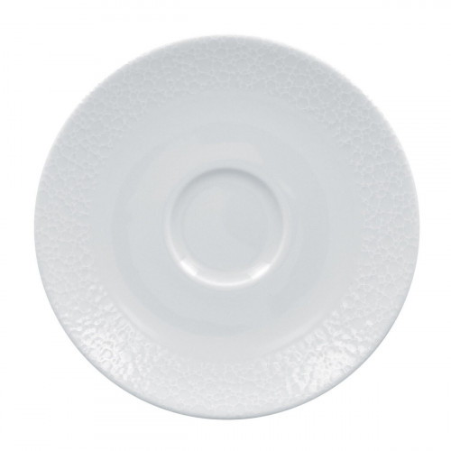 Sous tasse à bouillon rond blanc porcelaine Ø 17 cm Charm Rak