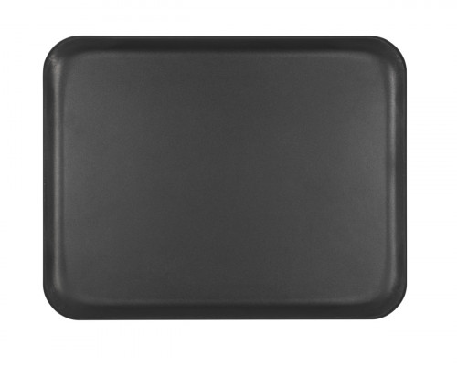 Plateau polyester noir 46x36 cm Poly Str Profil Mat 2 Platex
