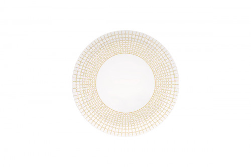Assiette coupe plate rond blanc porcelaine Ø 29 cm Couronne Degrenne