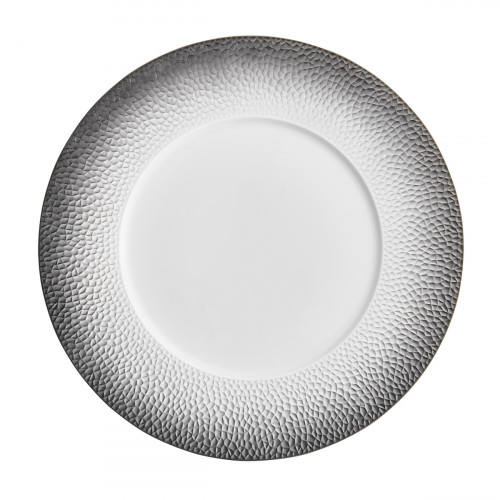 Assiette coupe plate rond blanc porcelaine de limoges Ø 32 cm L' Fragment Degrenne