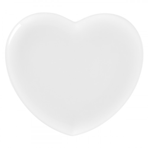 Assiette coupe plate blanc porcelaine 23x20,5 cm Cliché Rak