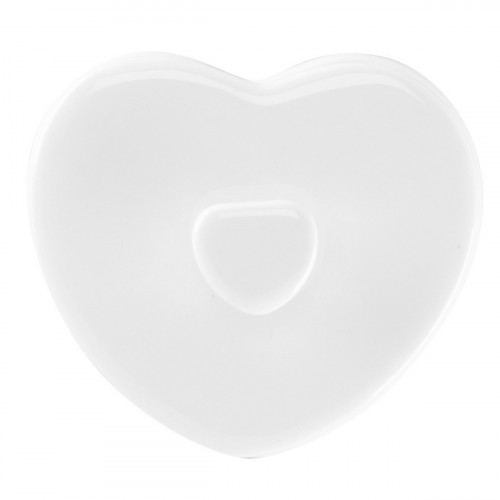 Couvercle pour sucrier blanc porcelaine 8 cm Cliché Rak