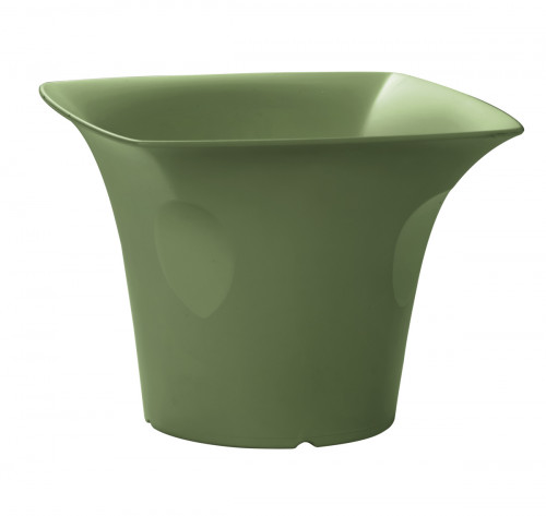 Saladier bol «&nbsp;gandot&nbsp;» vert fibre végétale 15,5 cm Liliroc Saint Romain