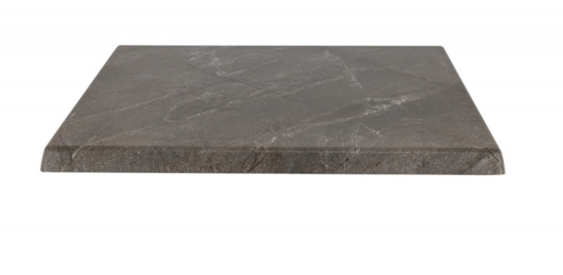 Plateau de table basalte 60x60x3,2 cm Werzalit Flexmob