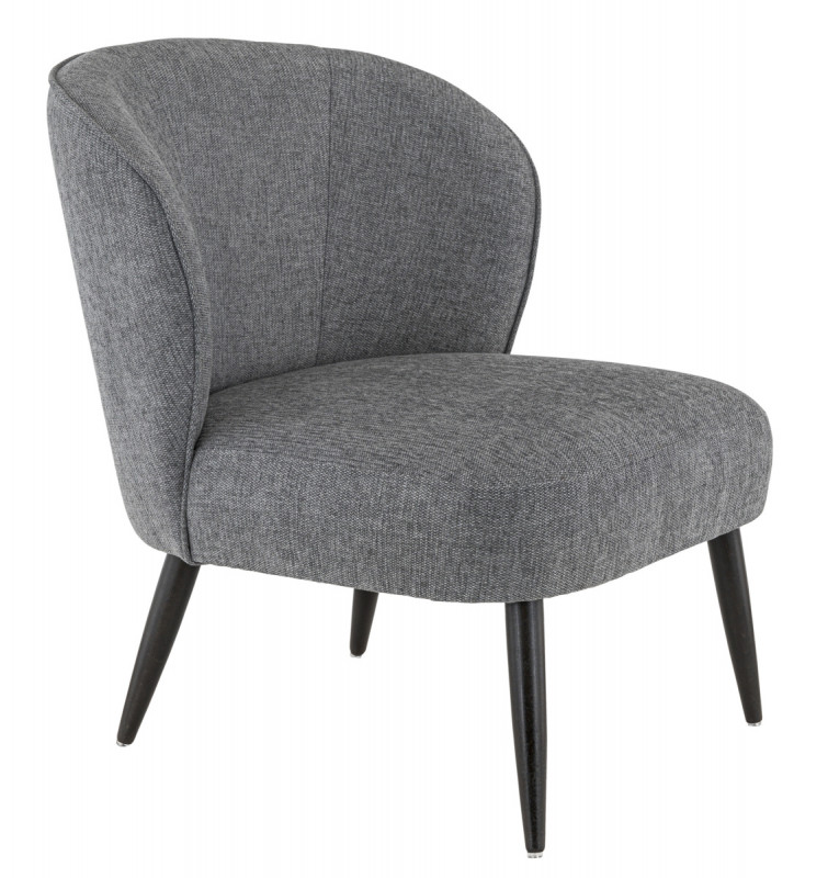 Fauteuil gris foncé 78x70x72 cm Eugenie Flexmob