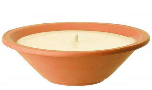 Bougie conique ivoire Ø 23 cm 6,5 cm Royal Flame Spaas