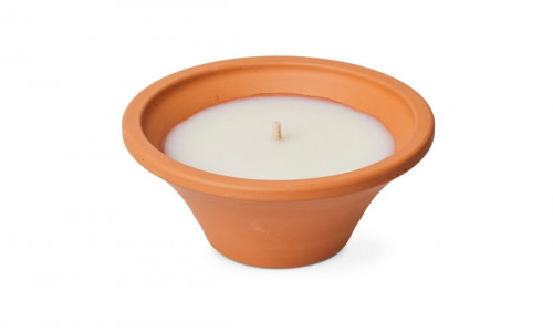 Bougie conique blanc Ø 15 cm 6,5 cm Royal Flame Spaas