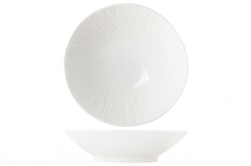 Assiette creuse rond blanc porcelaine Ø 23 cm Pure White Proof