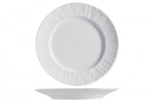 Assiette plate rond blanc porcelaine Ø 27 cm Pure White Proof