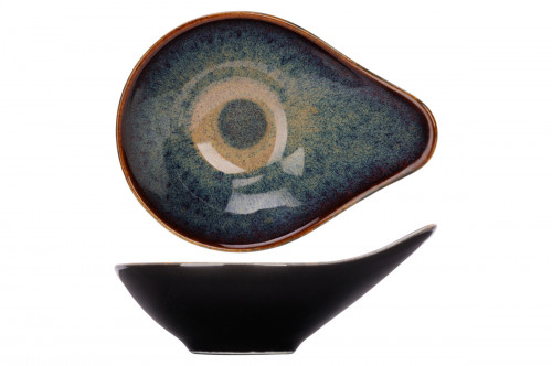 Coupelle organique noir porcelaine 11 cm Bogota Proof