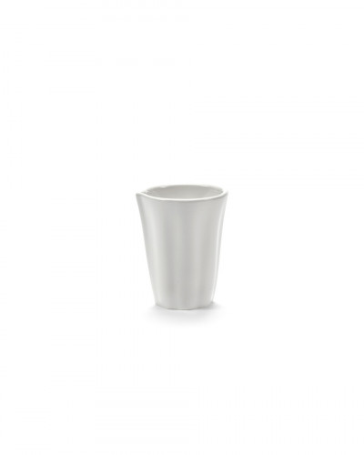 Pot à lait rond blanc porcelaine 7 cl Ø 5,53 cm Silhouette Serax