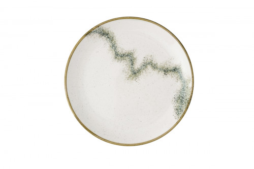 Assiette coupe plate rond barley white porcelaine vitrifiée Ø 28,8 cm Spice Churchill