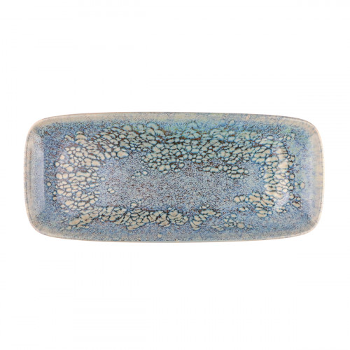 Plat rectangulaire gris grès émaillé 28 cm Tropic Accolade