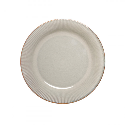 Assiette coupe plate rond gris bleu porcelaine Ø 28,5 cm Serena Pro.mundi