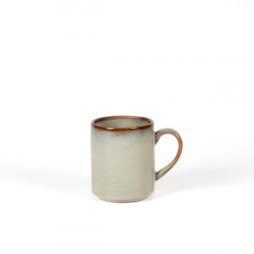Mug rond gris bleu porcelaine 34 cl Ø 11 cm Serena Pro.mundi