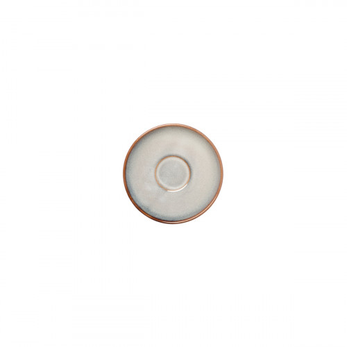 Sous tasse à expresso rond gris bleu porcelaine Ø 12 cm Serena Pro.mundi